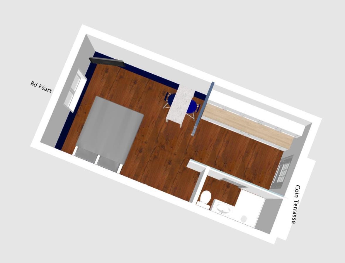 Homard&Fox, Le Féart, Studio avec terrasse&barbecue Dinard Extérieur photo